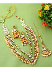 Multi Color Kundan Festival Wear Necklace Set MKSW732999