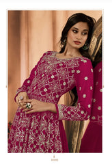 Fiona Shenaz Heavy Georgette Embroidered Anarkali Gown with Dupatta 51212