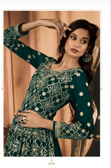 Fiona Shenaz Heavy Georgette Embroidered Anarkali Gown with Dupatta 51211
