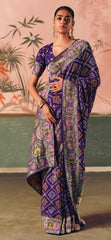 Kimora Sindhuri Premium Bindiya Bandhani Georgette Saree with Blouse SA-485