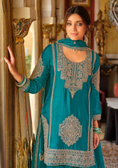 Eba Lifestyle Avantika Heavy Chinon Embroidered Suit Set with Dupatta | Eba Lifestyle 1958
