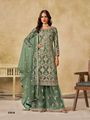 Ethereal Net Suit Set - Aanaya Vol 235 | For Weddings & Festivals 235B