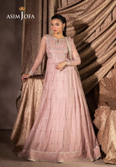 AJIZL-01 EMBROIDERED NET UNSTITCHED 3 PCS