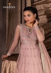 AJIZL-01 EMBROIDERED NET UNSTITCHED 3 PCS