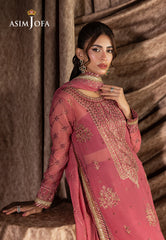 AJIZL-14 EMBROIDERED CHIFFON UNSTITCHED 3 PCS