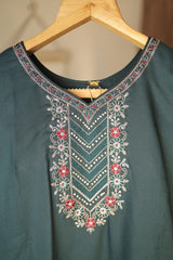 Handmade Salwar Kameez Suits for Women, Pakistani Wedding Green Silk Dress with Zardozi, Zari, Sequins and Thread work