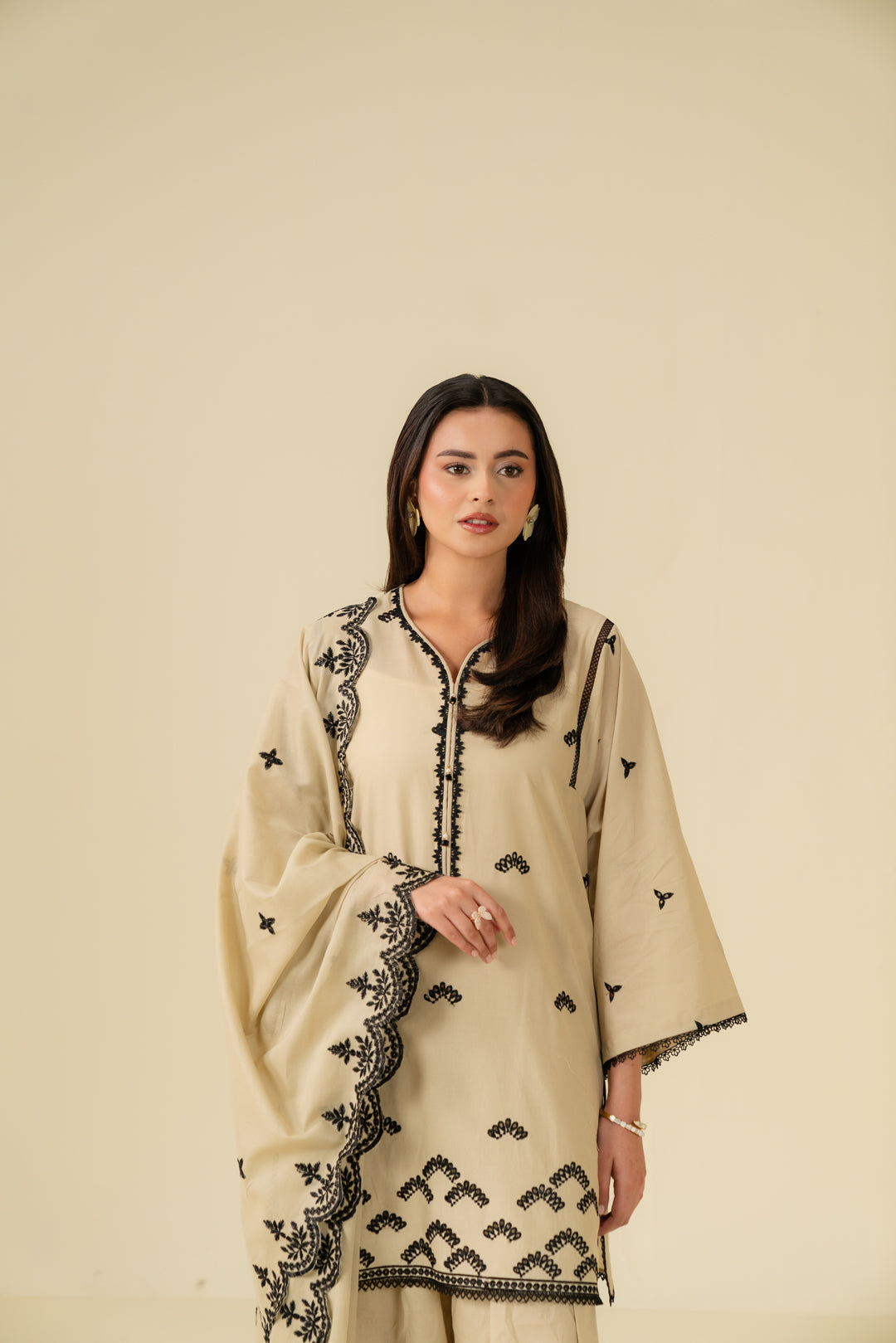 3 Piece Embroidered Lawn Suit