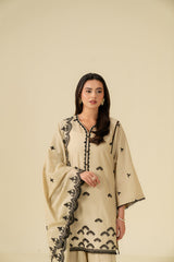 3 Piece Embroidered Lawn Suit