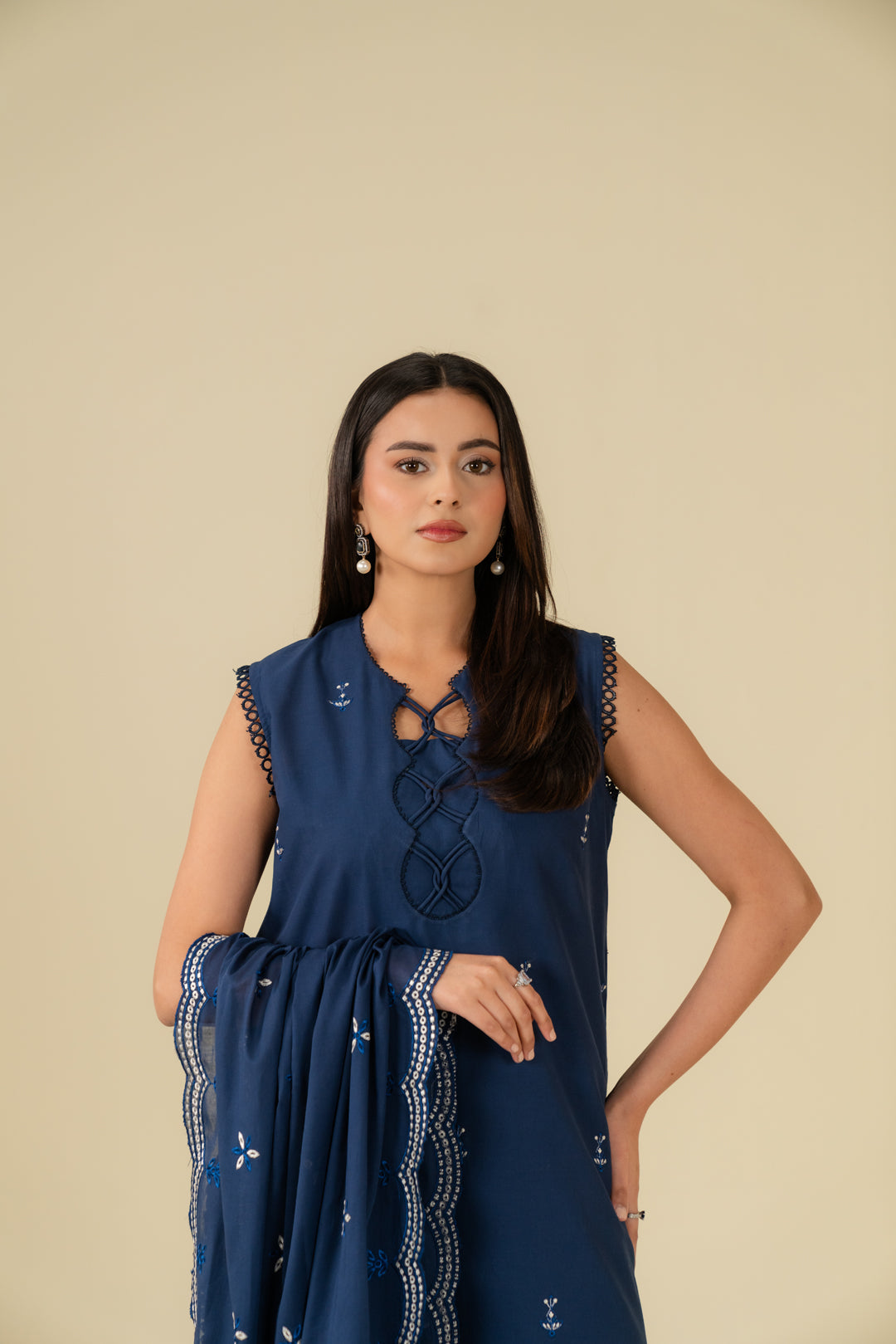 3 Piece Embroidered Lawn Suit