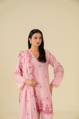 3 Piece Embroidered Lawn Suit