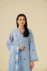 3 Piece Embroidered Lawn Suit