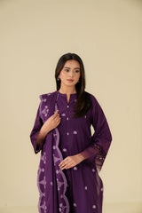 3 Piece Embroidered Lawn Suit
