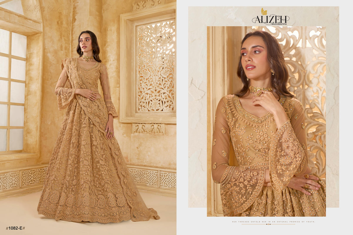Designer Lehenga Set Alizeh 1082-E