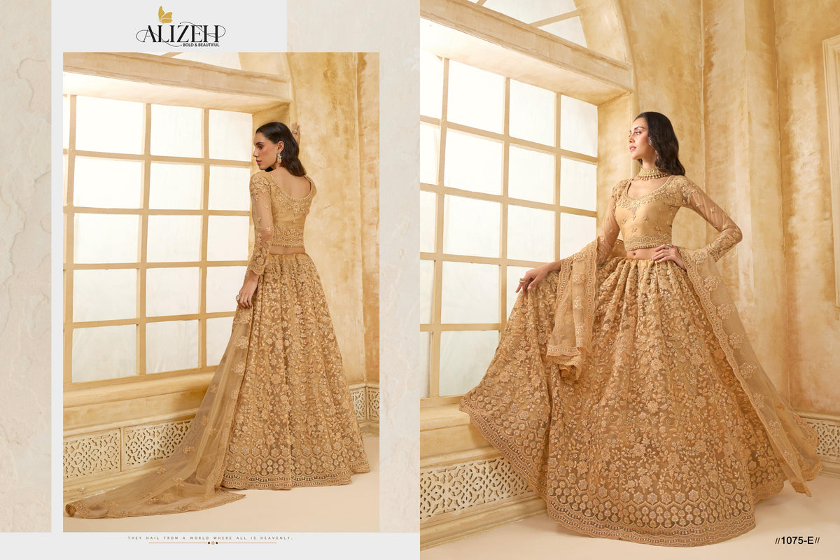 Designer Lehenga Set Alizeh 1075-E