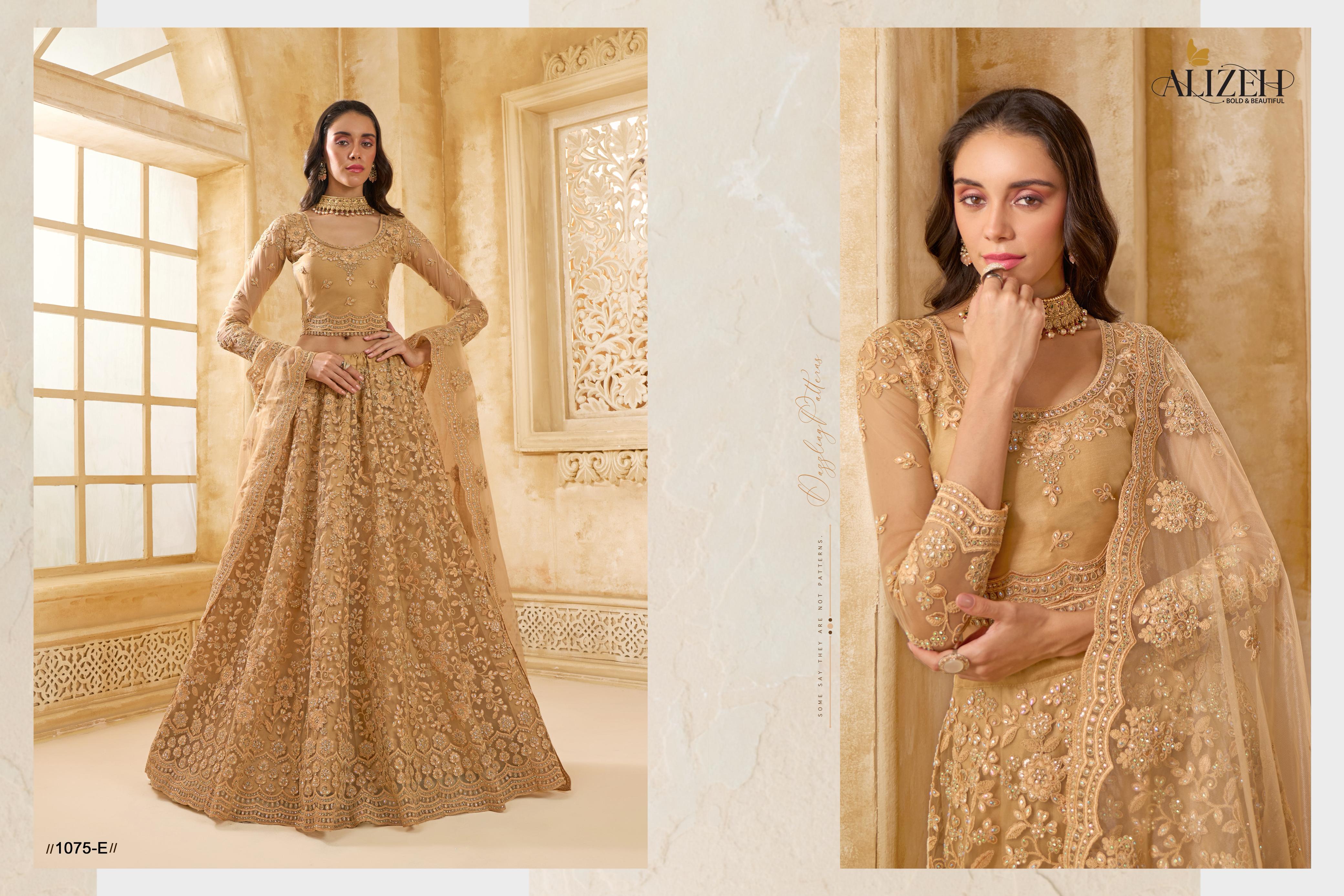Designer Lehenga Set Alizeh 1075-E