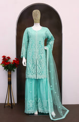 Sana by Sayuri - A New Hue of Opulence | Semi-Stitched Palazzo Suit 5819-B