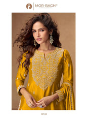 VEERA Collection | Premium Chinnon Silk Suits | 10348 AASHIRWAD CREATION