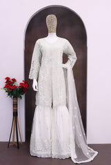 Sana by Sayuri - A New Hue of Opulence | Semi-Stitched Palazzo Suit 5819-E