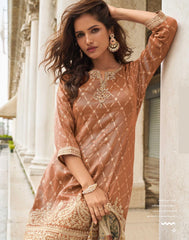 The TAJ Palazzo Suit| Limited Edition Festive Wear | Sayuri Designer 10035