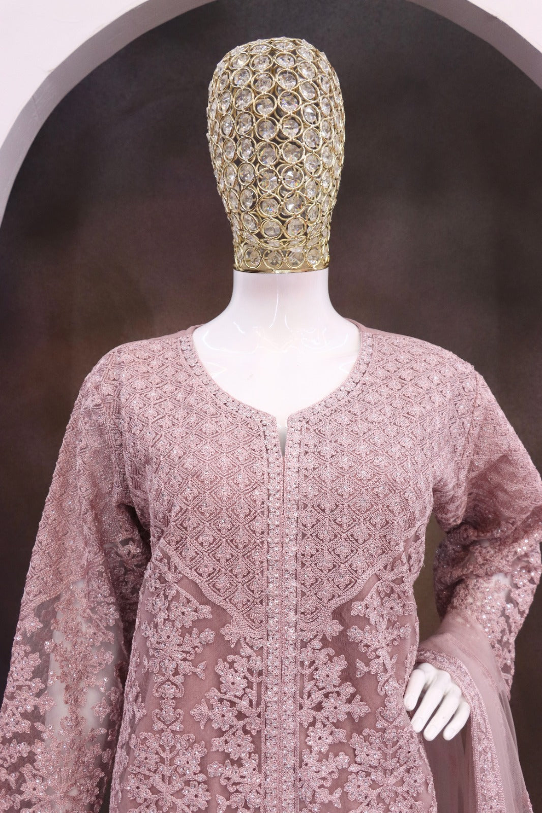 Sana by Sayuri - A New Hue of Opulence | Semi-Stitched Palazzo Suit 5819-C