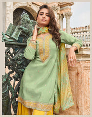 The TAJ Palazzo Suit| Limited Edition Festive Wear | Sayuri Designer 10033