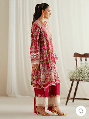 Eres Bonita by BinIlyas Embroidered Viscose Shirt with Digital Print Chiffon Dupatta & Trousers | 3-Piece Unstitched Suit 1107-B