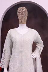 Sana by Sayuri - A New Hue of Opulence | Semi-Stitched Palazzo Suit 5819-E